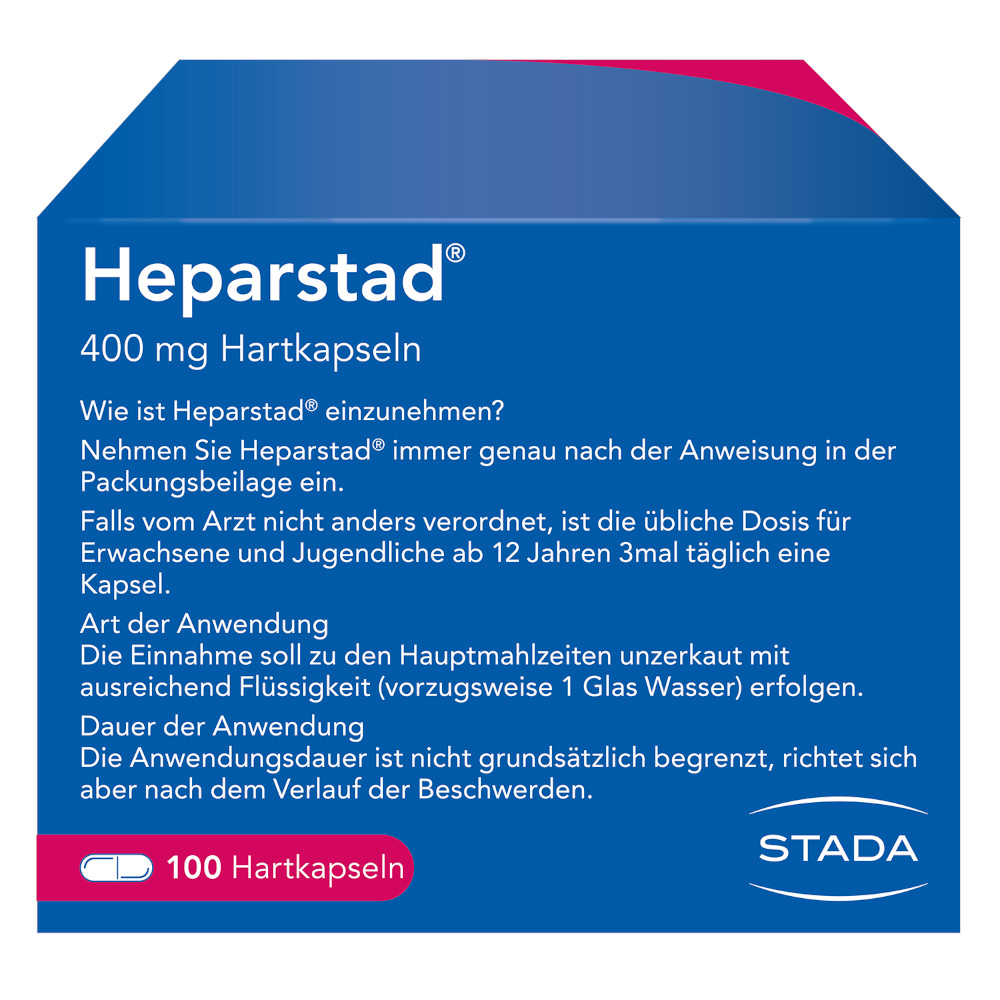 Heparstad 400mg 100 St Hartkapseln