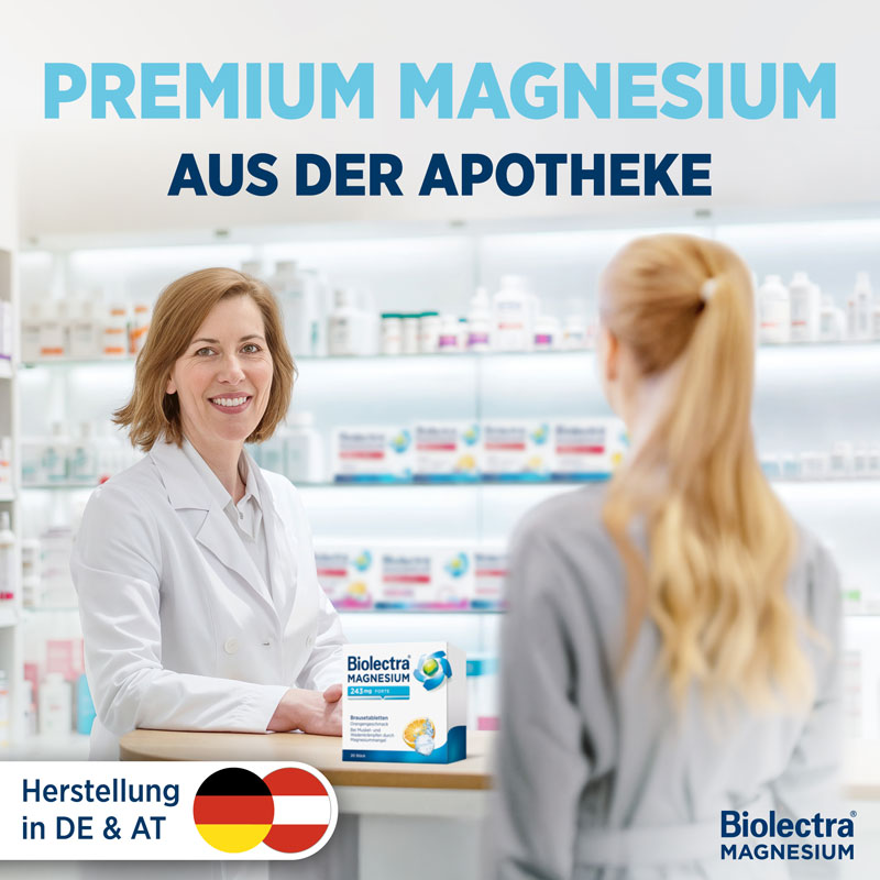 Biolectra MAGNESIUM 243mg FORTE Orange 20 St Brausetabletten