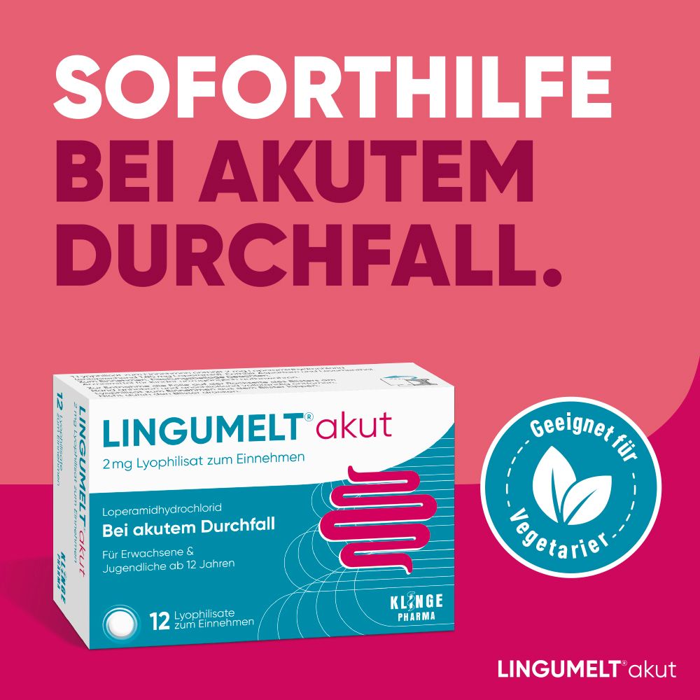 LINGUMELT akut 12 St Schmelztabletten