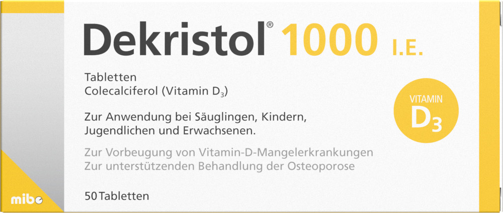Dekristol 1000 I.E.  50 St Tabletten