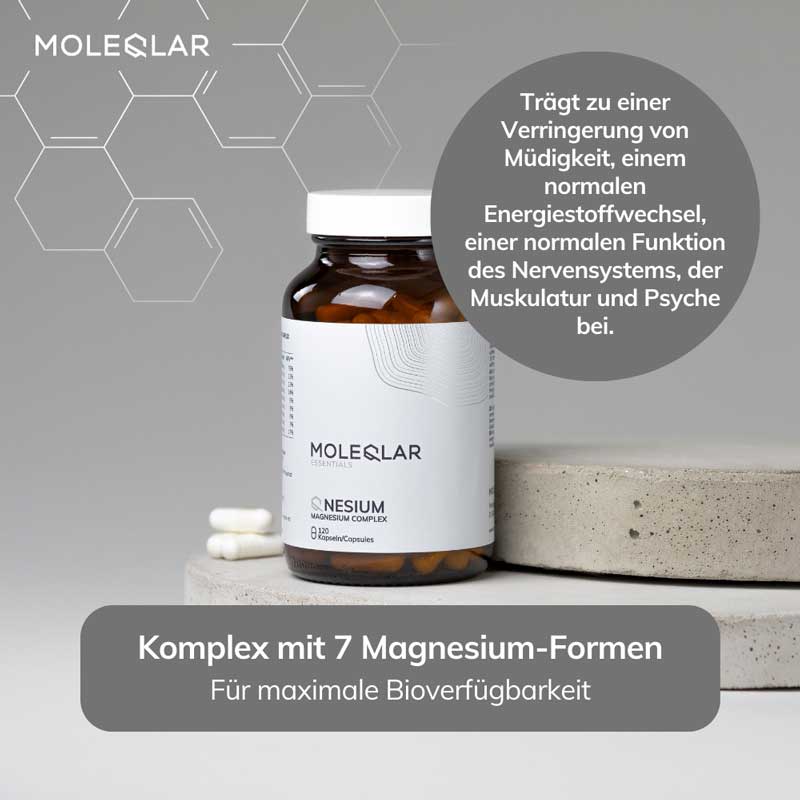 MOLEQLAR QNESIUM MAGNESIUM COMPLEX 120 St Kapseln