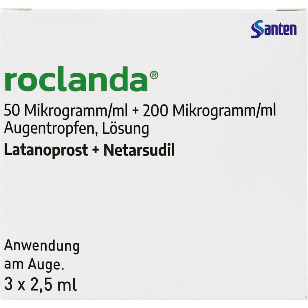 roclanda 50 Mikrogramm/ml + 200 Mikrogramm/ml 3X2.5 ml Augentropfen