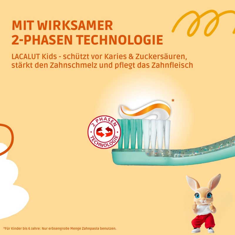 LACALUT Kids KARIES - &  ZUCKERSÄURENSCHUTZ 55 ml Zahncreme