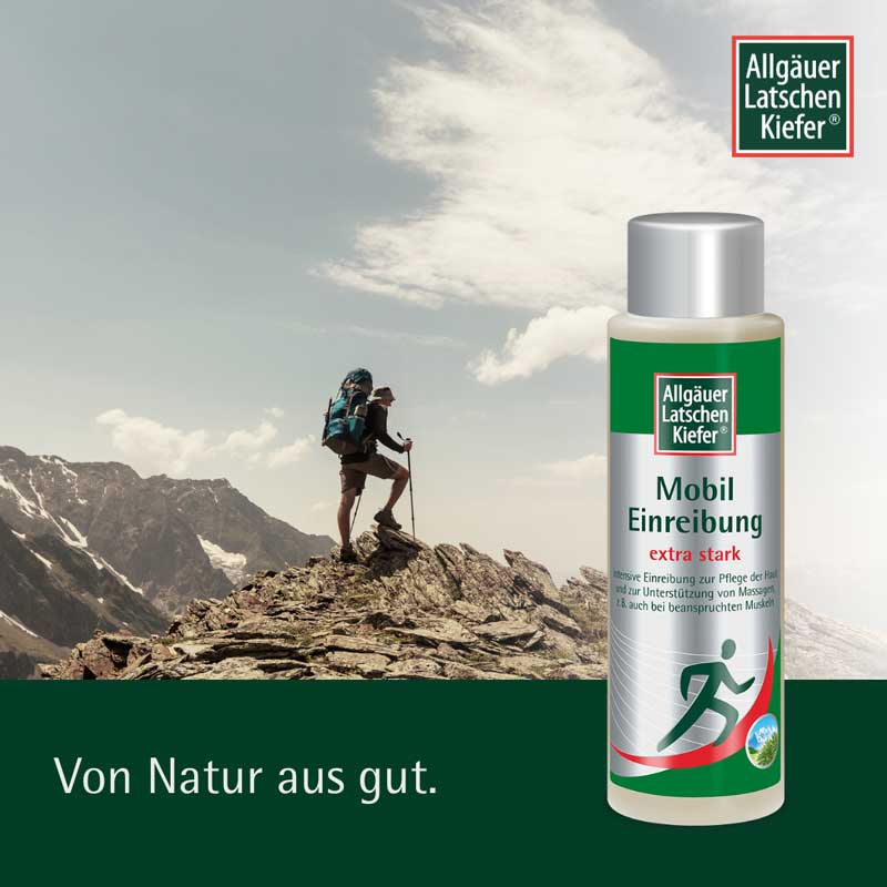 Allgäuer Latschen Kiefer Mobil Einreibung extra stark 250 ml Einreibung
