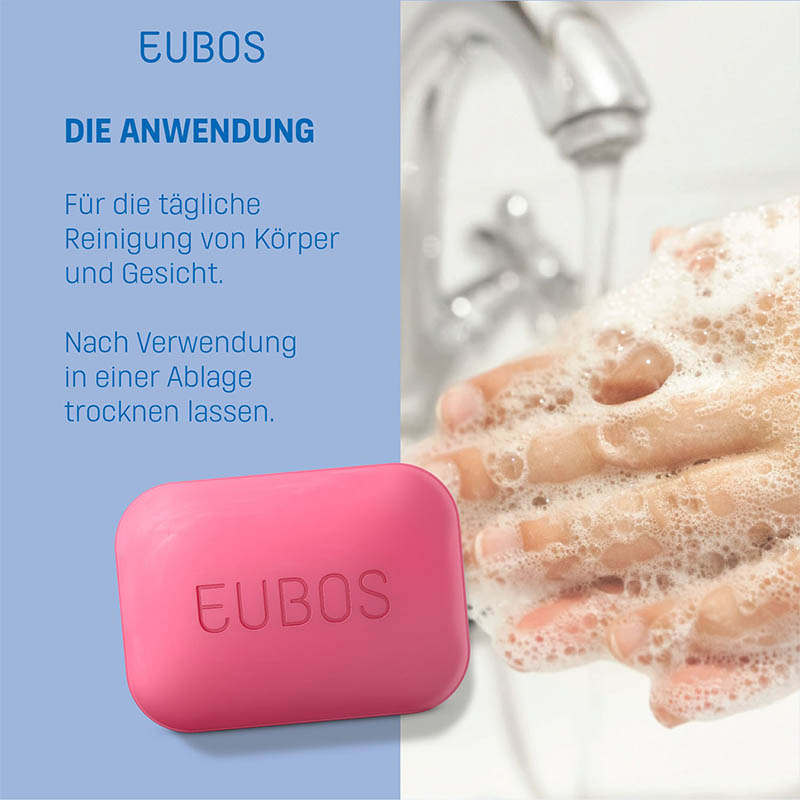 Eubos Seifenstück rot 125 g Seife