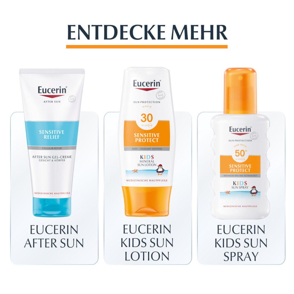 Eucerin SUN SENSITIVE PROTECT KIDS DRY TOUCH SUN GEL-CREME ULTRALEICHT LSF 50+  200 ml Creme