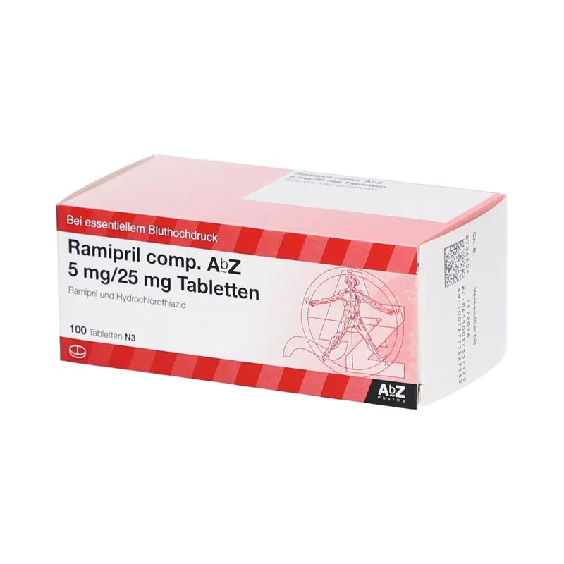 Ramipril comp. AbZ 5mg/25mg 100 St Tabletten