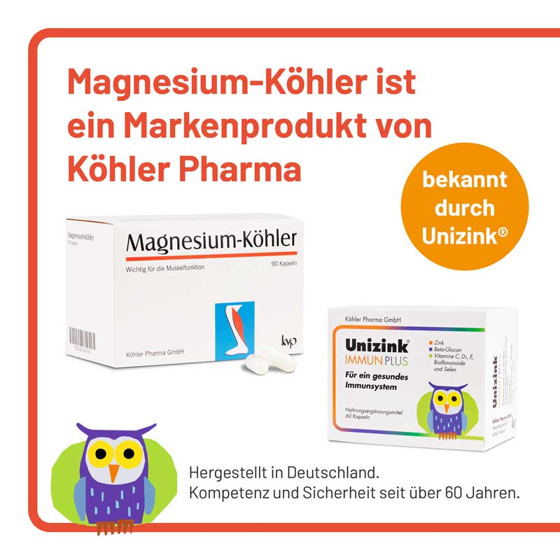 Magnesium-Köhler 1X90 St Kapseln