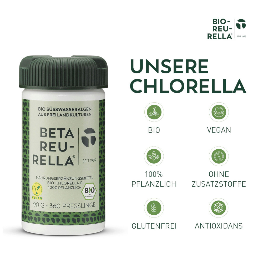 BETA REU-RELLA BIO SÜSSWASSERALGEN 360 St Tabletten