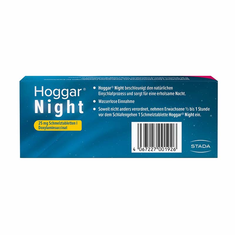 Hoggar Night 25mg 10 St Schmelztabletten