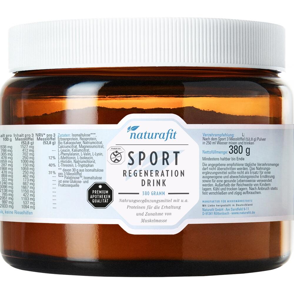 naturafit SPORT REGENERATION DRINK 380 g Pulver