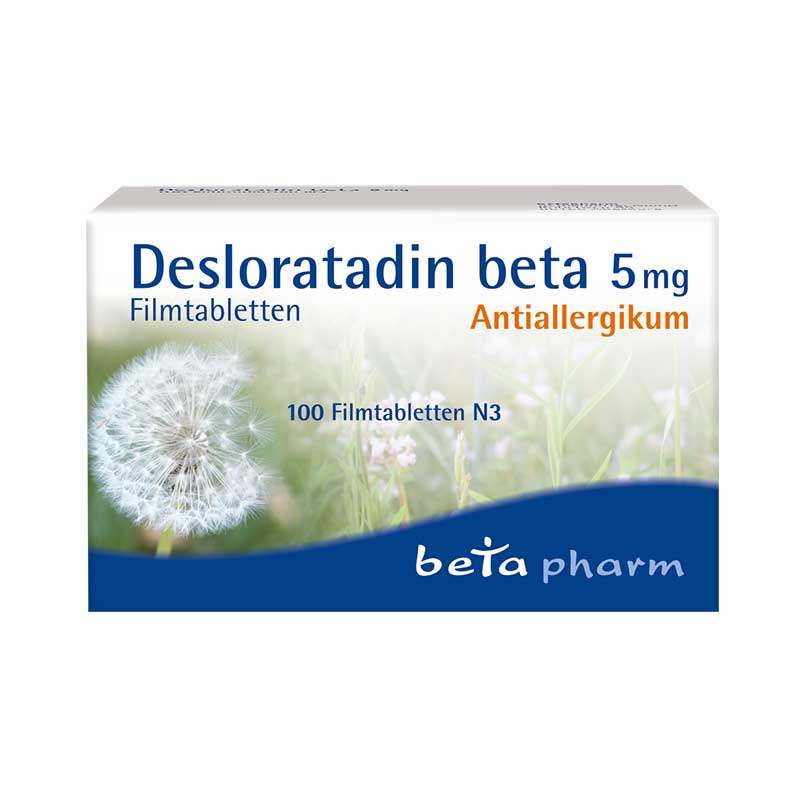 Desloratadin beta 5 mg  100 St Filmtabletten
