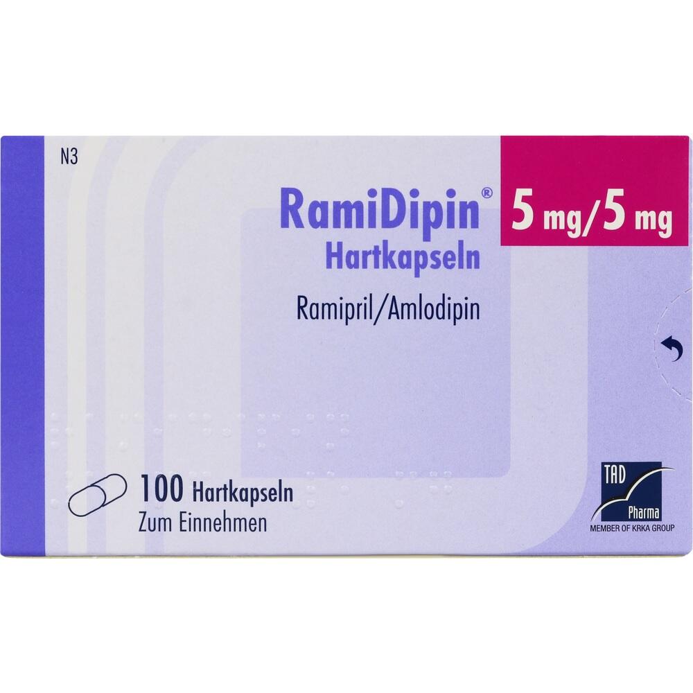 RamiDipin 5mg/5mg 100 St Hartkapseln