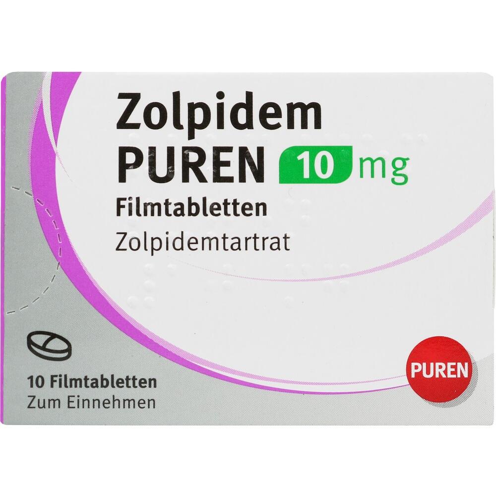 Zolpidem PUREN 10 mg 10 St Filmtabletten