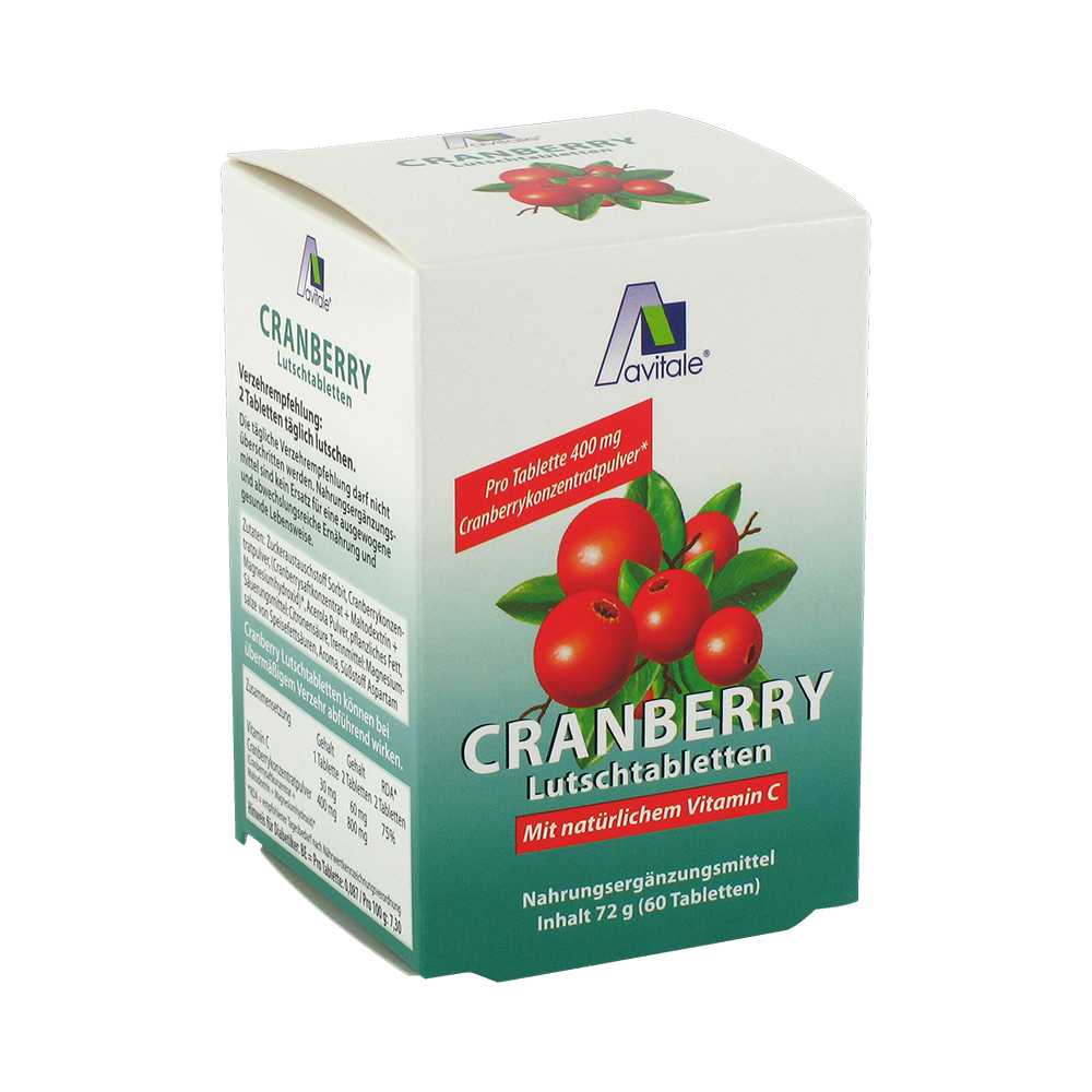 Avitale CRANBERRY  60 St Lutschtabletten