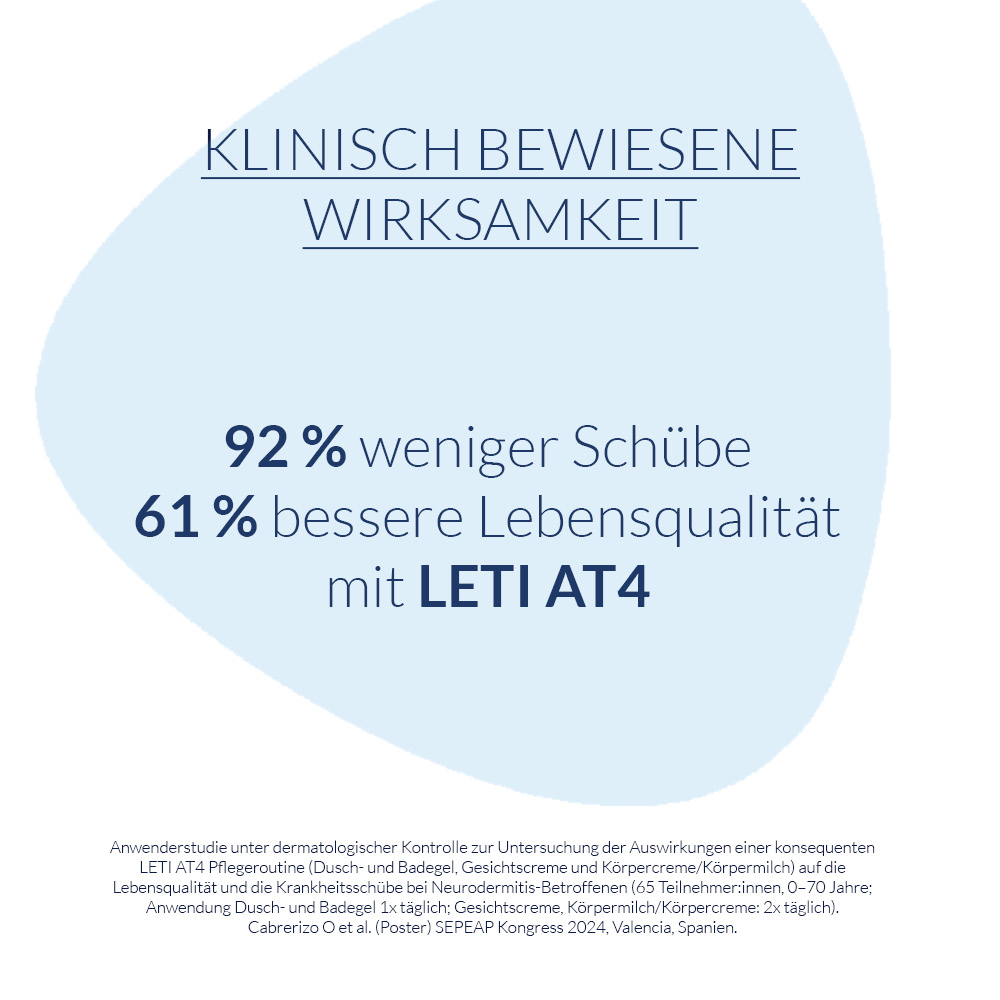 LETI AT4 Körpermilch - Jetzt 20% sparen 500 ml Milch
