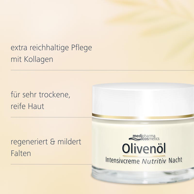 Olivenöl Intensivcreme Nutritiv Nachtcreme 50 ml Creme