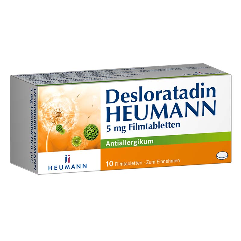 Desloratadin HEUMANN 5 mg Filmtabletten 10 St Filmtabletten