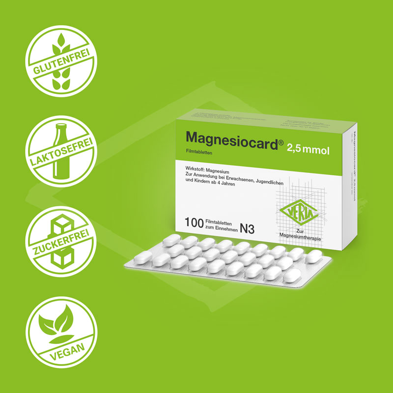 MAGNESIOCARD 2,5 mmol 100 St Filmtabletten