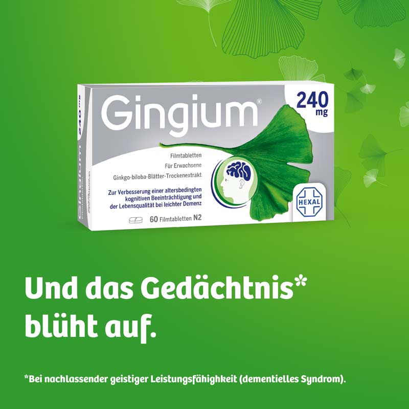 Gingium 240 mg  80 St Filmtabletten