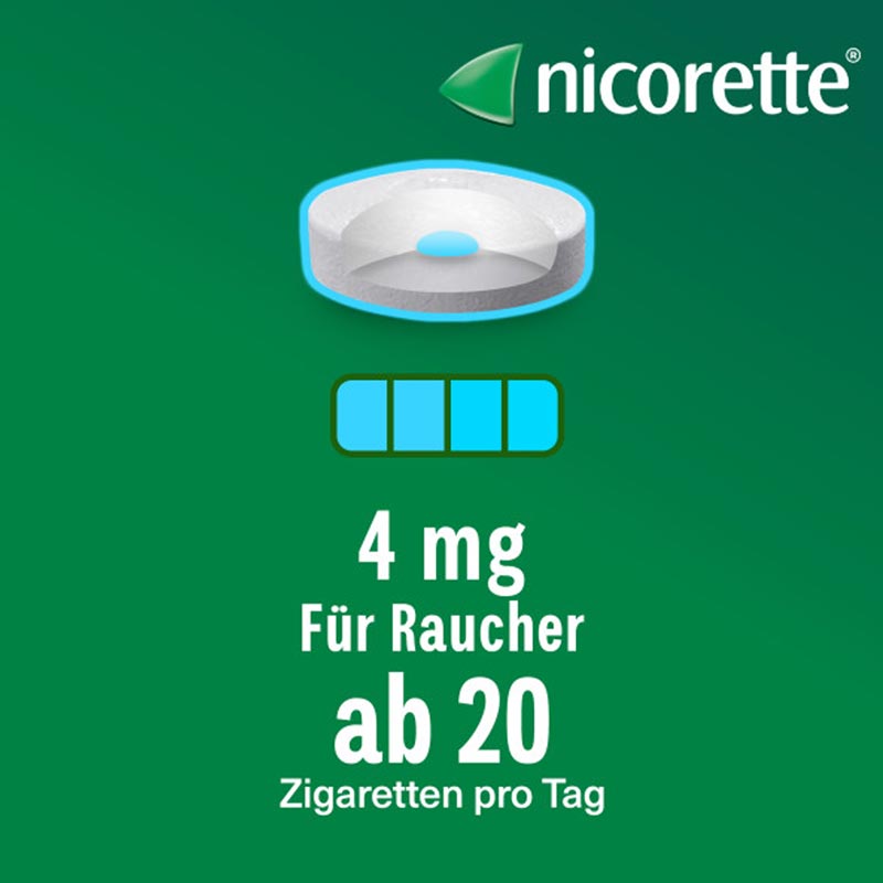 nicorette 2 mg Nikotinlutschtabletten freshmint für Raucher zum Aufhören