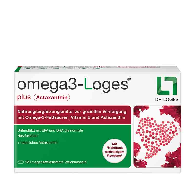 omega3-Loges plus Astaxanthin 120 St Kapseln