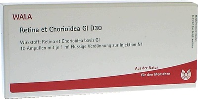 Retina et chorioidea Gl D30 Ampullen 10X1 ml Ampullen
