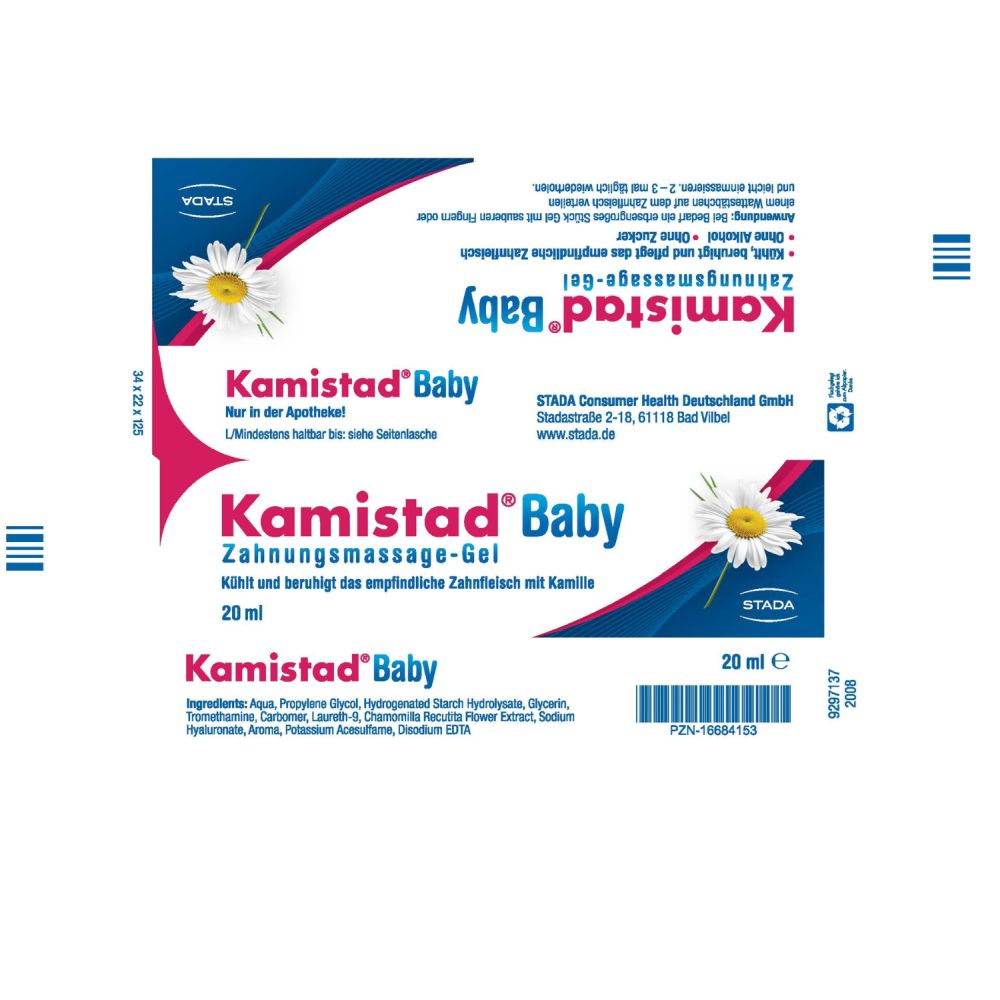 Kamistad Baby Zahnungsmassage-Gel 20 ml Gel