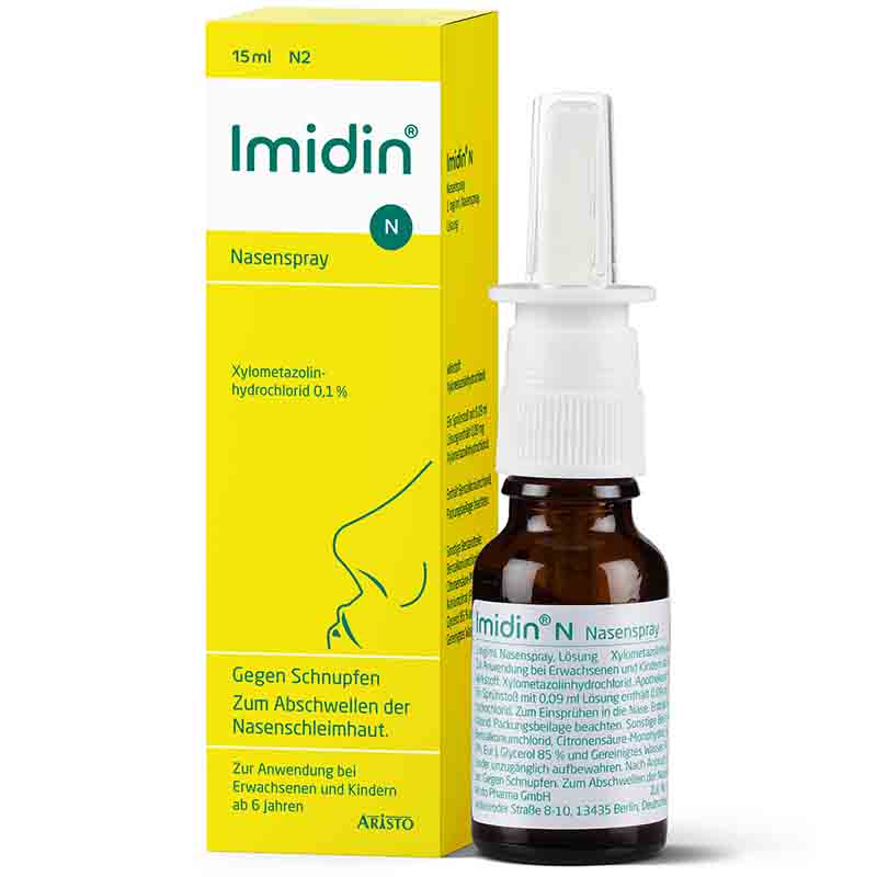 Imidin N Nasenspray Gegen Schnupfen  15 ml Nasenspray