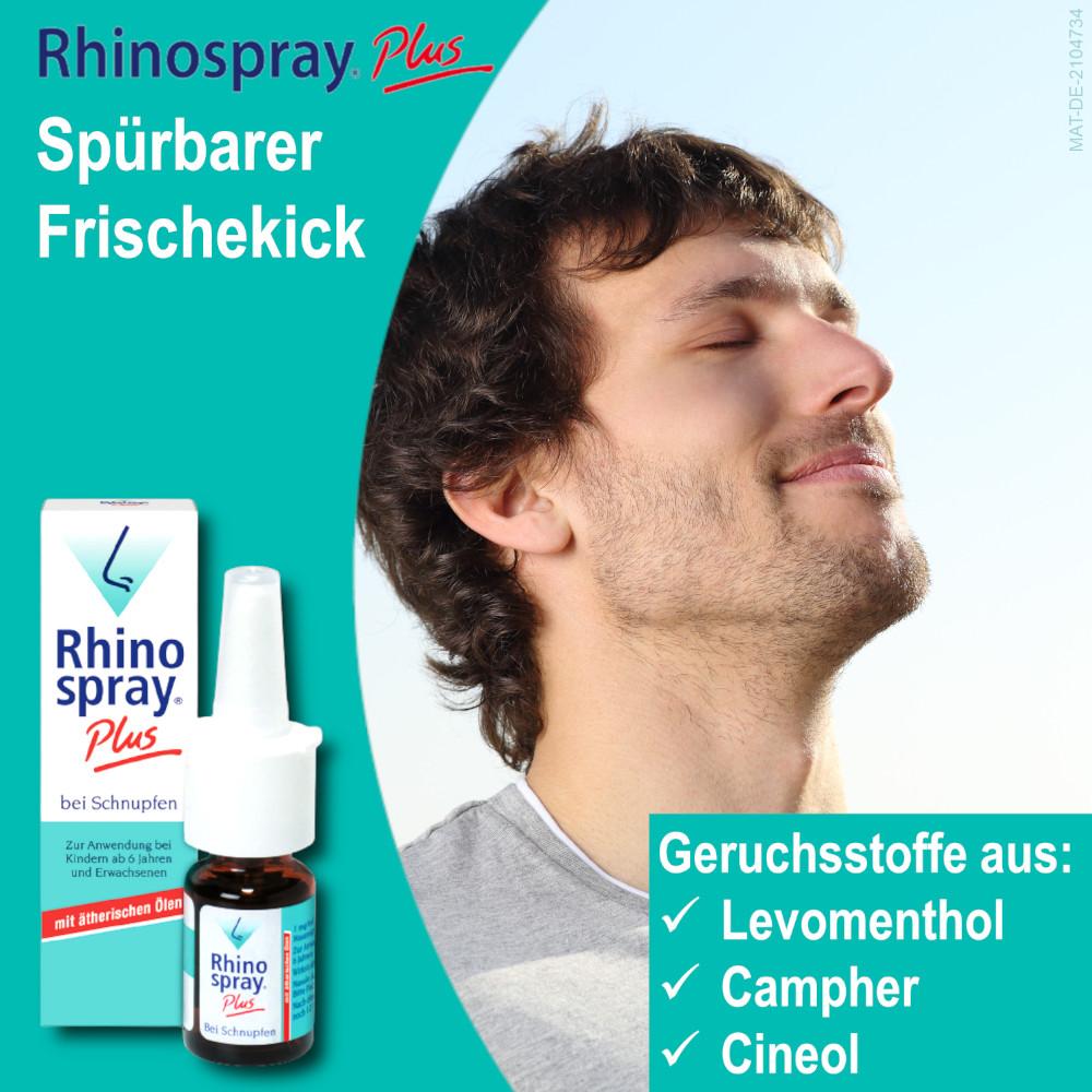 Rhinospray Plus bei Schnupfen Nasenspray Doppelpack 2X10 ml Dosierspray