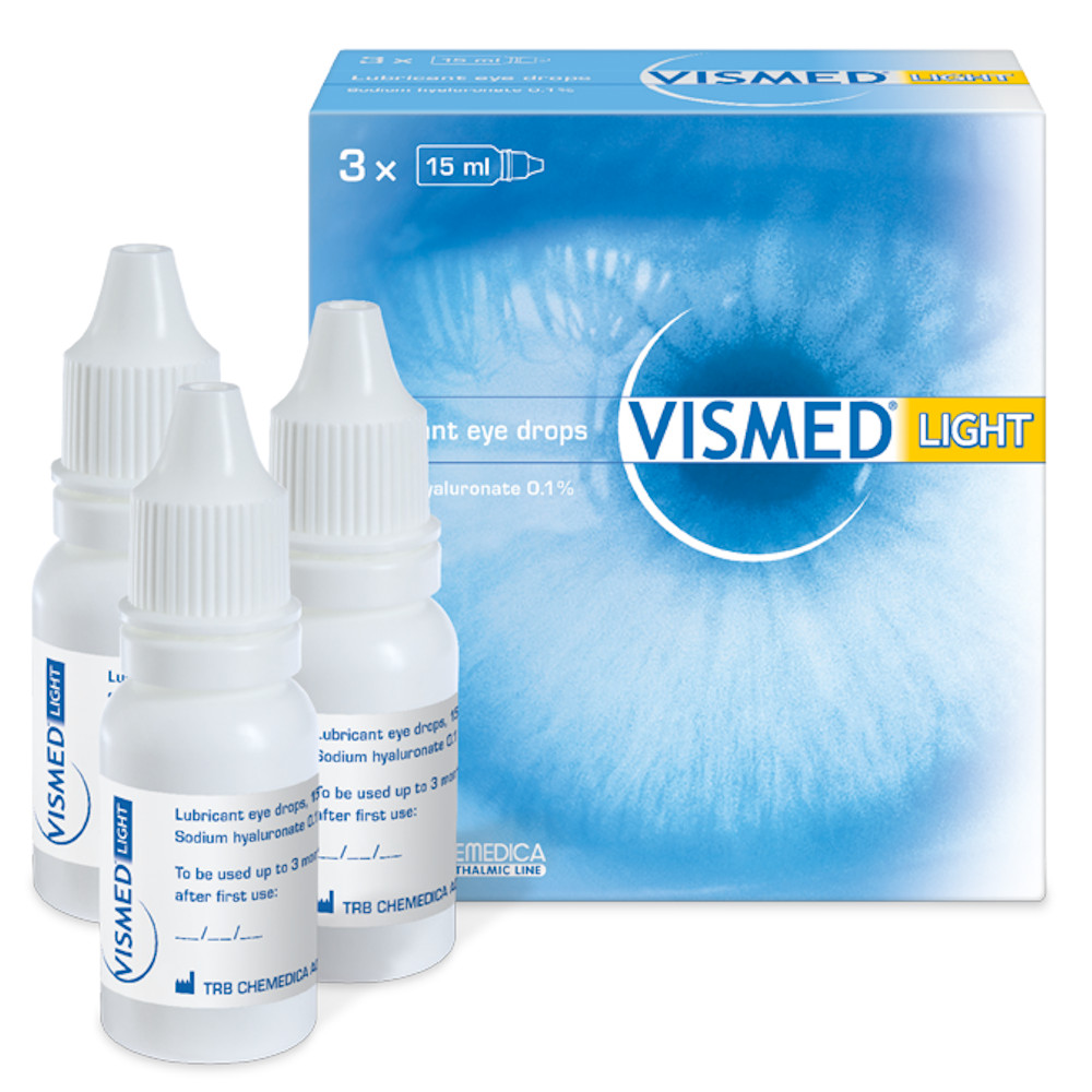 VISMED light Augentropfen 3X15 ml Augentropfen