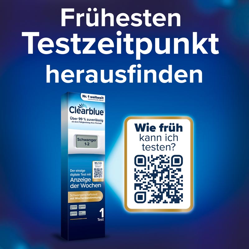Clearblue Schwangerschaftstest Digital mit Worten & Wochenbestimmung 1er 1 St Test