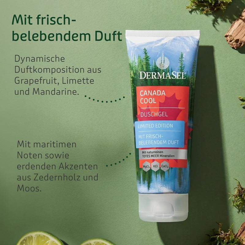 DERMASEL CANADA COOL DUSCHGEL LIMITED EDITION 100 ml Duschgel