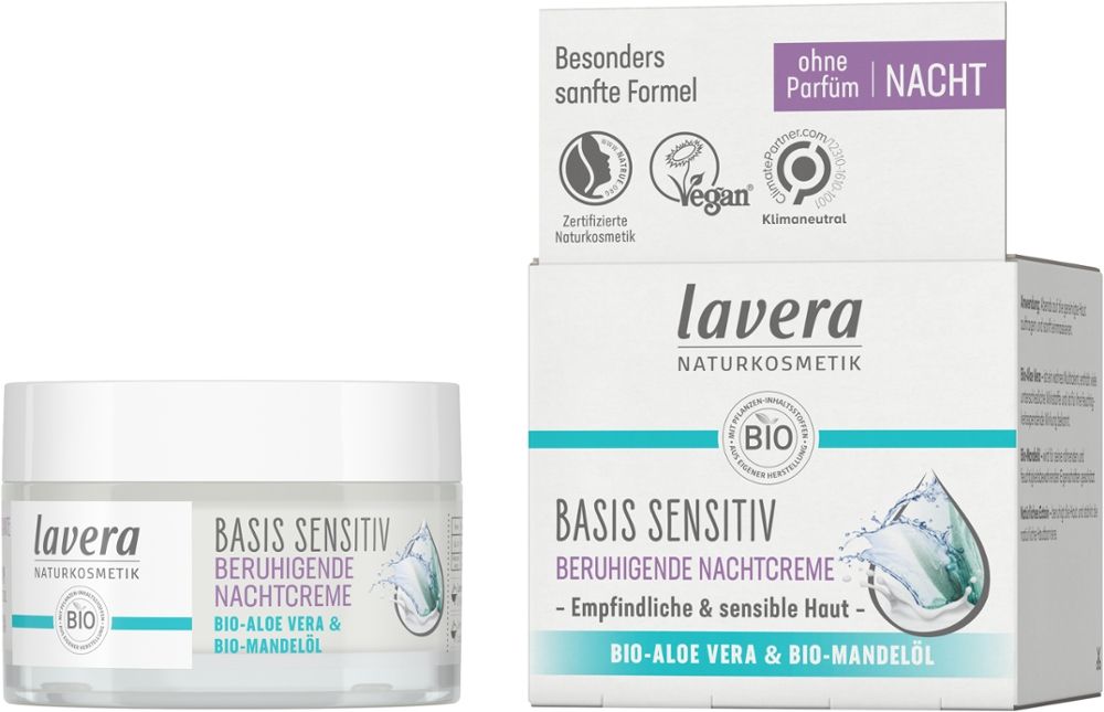 lavera BASIS SENSITIVE BERUHIGENDE NACHTCREME 50 ml Nachtcreme