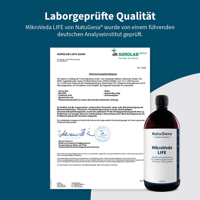 NatuGena MikroVeda LIFE PUR  1 l Flüssigkeit