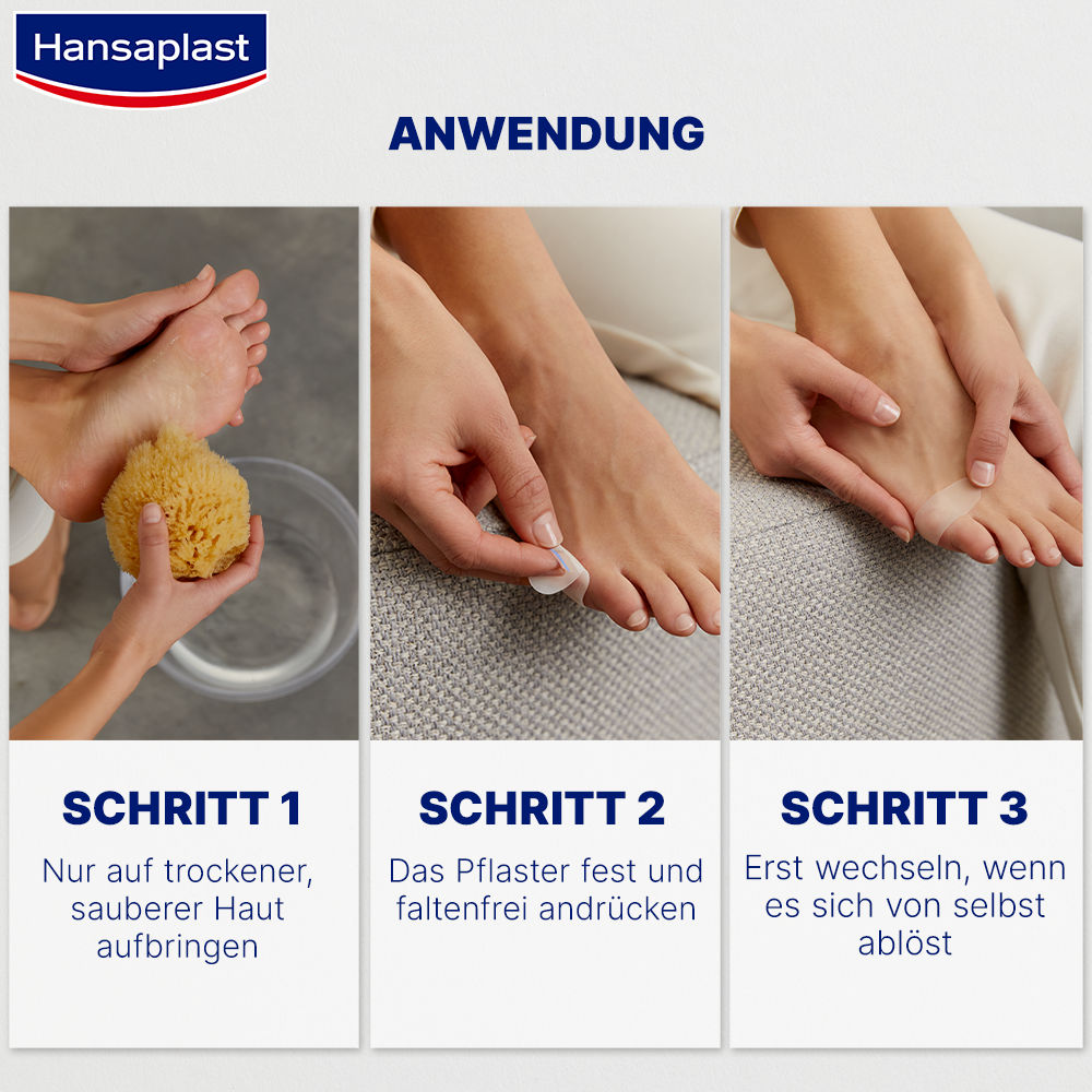 Hansaplast footexpert Blasen-Pflaster klein 6 St Pflaster