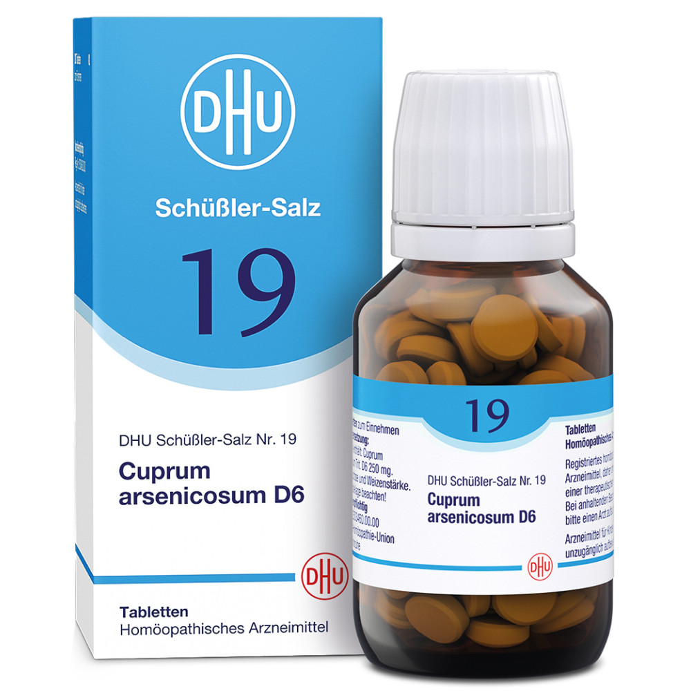 DHU Schüssler-Salz Nr. 19 Cuprum arsenicosum D 6 Tabletten 200 St Tabletten