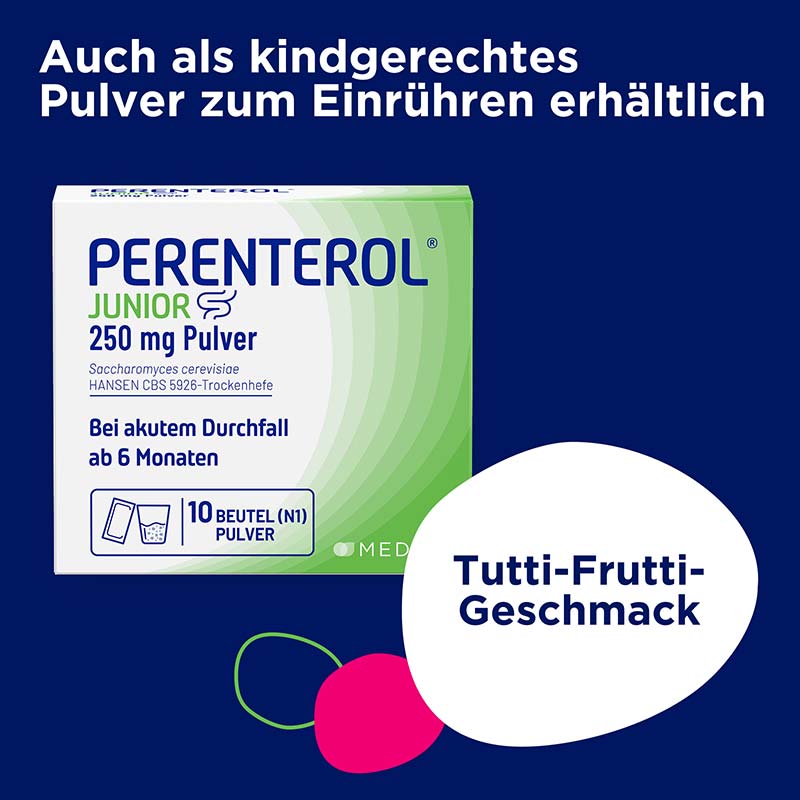 PERENTEROL FORTE 250 mg Bei akutem Durchfall  100 St Hartkapseln