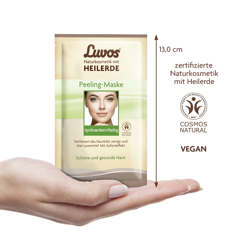 Luvos HEILERDE Peeling-Maske Naturkosmetik 2X7.5 ml Gesichtsmaske