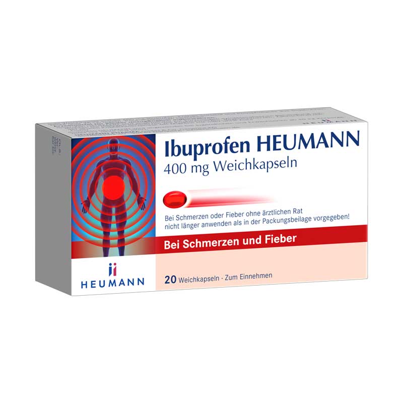 Ibuprofen HEUMANN 400 mg 20 St Weichkapseln