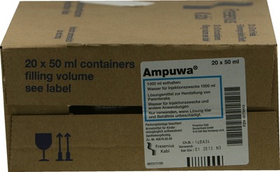 AMPUWA Frekaflasche Injektions-/Infusionslösung 20X50 ml Injektions-/Infusionslösung