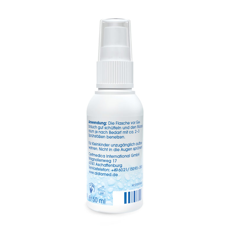 aldiamed Mundspray zur Speichelergänzung    50 ml Spray