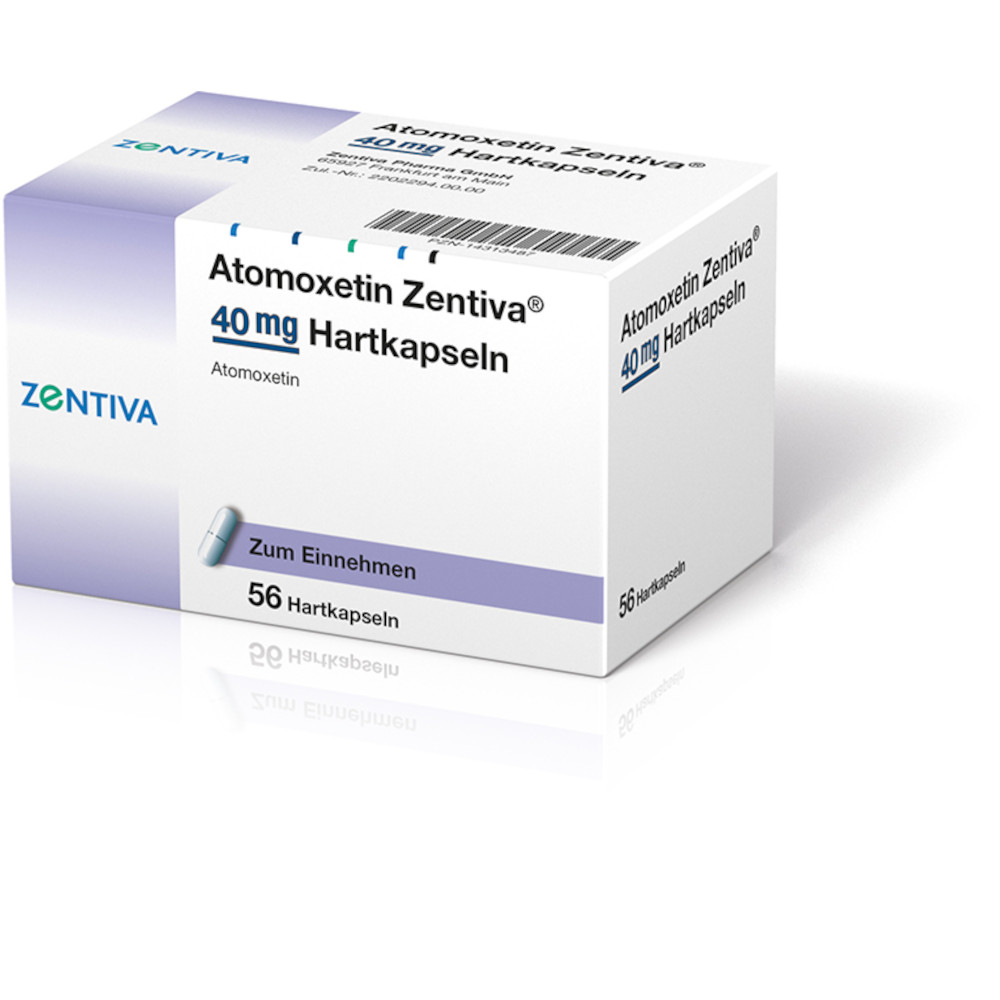 Atomoxetin Zentiva 40 mg Hartkapseln 56 St Hartkapseln