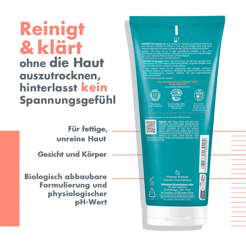 Avène CLEANANCE REINIGUNGSGEL 200 ml Gel