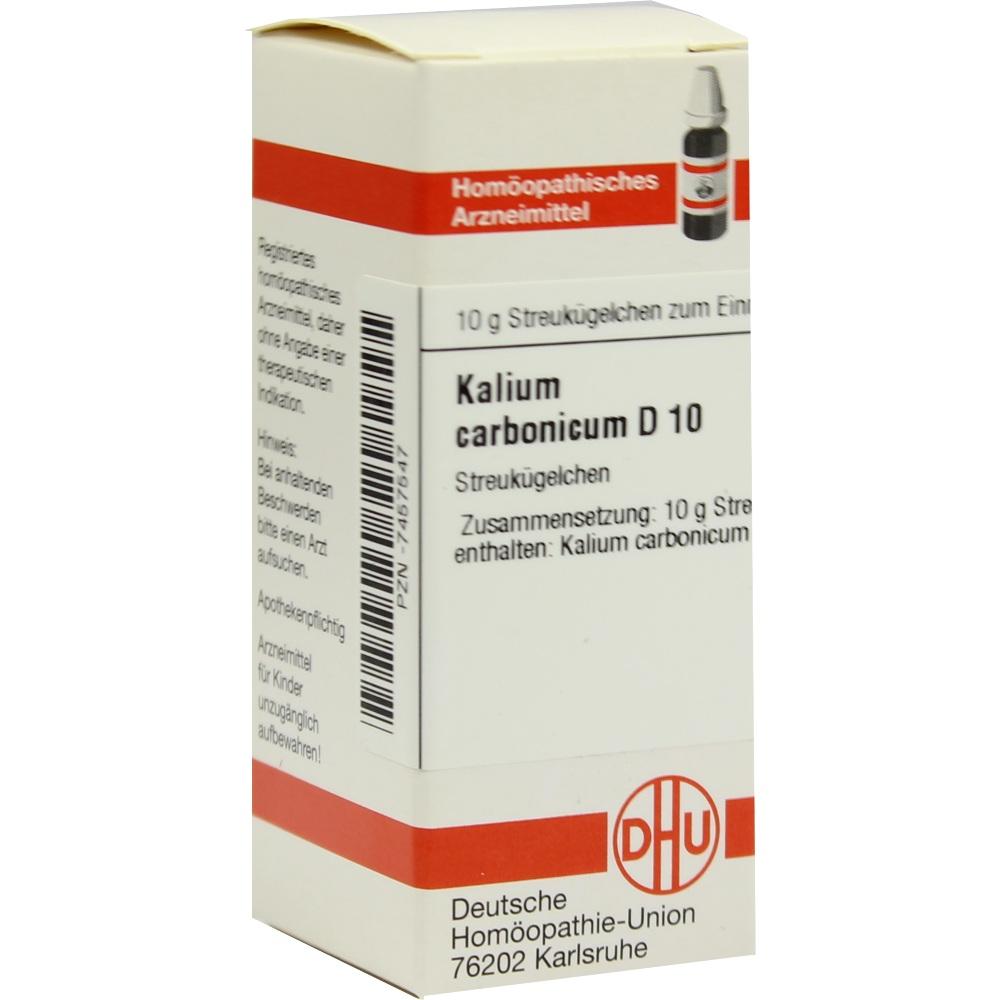 KALIUM CARBONICUM D 10 Globuli 10 g Globuli