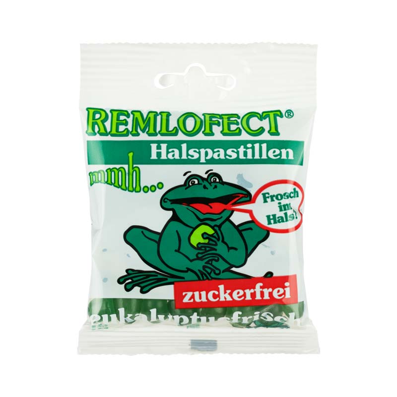 REMLOFECT Halspastillen zuckerfrei eukalyptusfrisch  50 g Pastillen