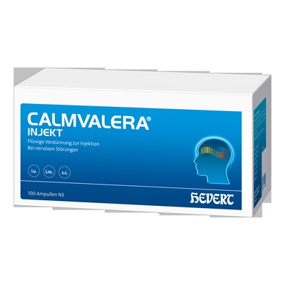 CALMVALERA INJEKT HEVERT  - Bei nervöser Unruhe und Schlafstörungen 100X2 ml Ampullen