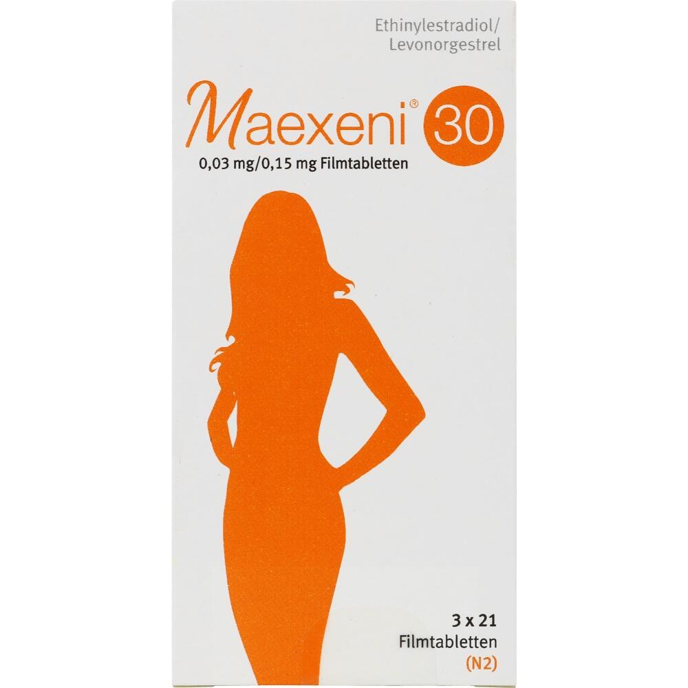 Maexeni 30 0,03mg/0,15mg 3X21 St Filmtabletten