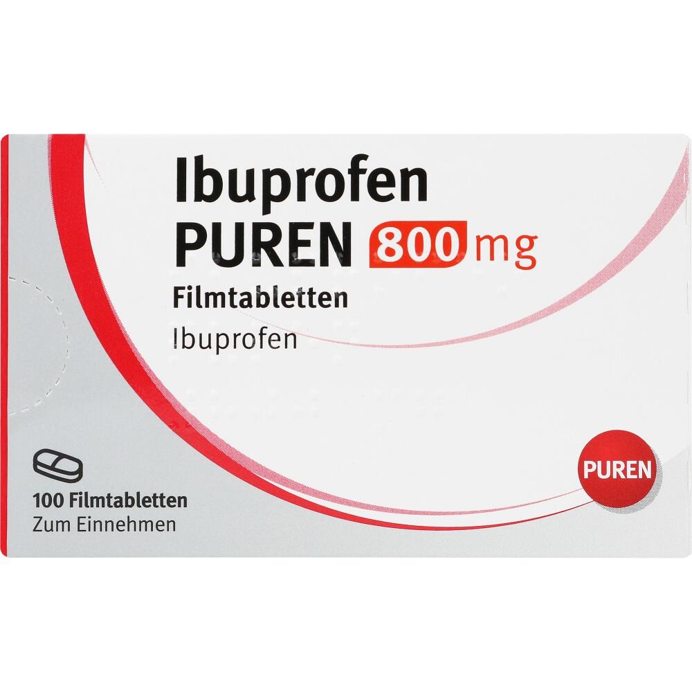 Ibuprofen PUREN 800 mg 100 St Filmtabletten