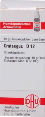 CRATAEGUS D 12 Globuli 10 g Globuli
